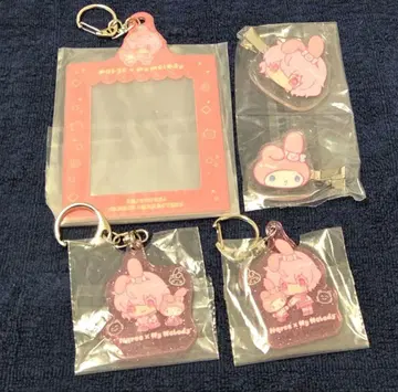 nqrse 트레이딩 카드 케이스 앞머리 클립 아크링 키링 세트 산리오