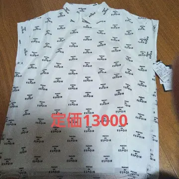 ESPOIR 로고 프린트 피케 셔츠