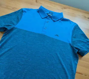 J.Lindeberg 파랑 피케 셔츠 슬림 핏 L 사이즈