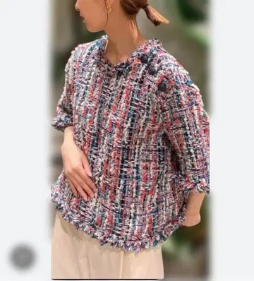 투모로우랜드 B 트위드 상의