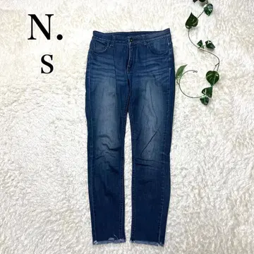 N. N 도트 스키니 데님 스트레치 S 코튼 65%
