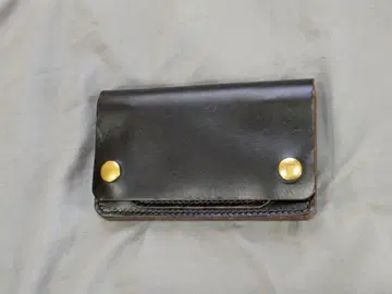 트래커 지갑 크롬엑셀 Lady Biker 가죽 장지갑 블랙