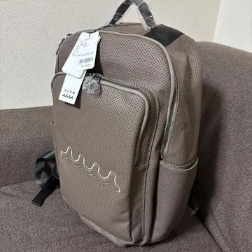 [ 새상품 정가 49,500엔 ] mutta 메쉬 백팩 브라운