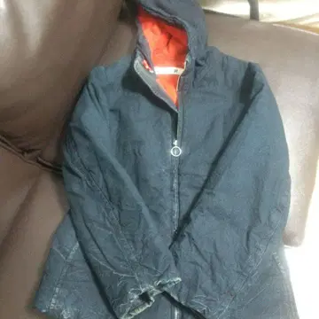 45RPM 후드 부착 자켓 네이비