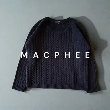 투모로우랜드 맥피 케이블 니트 스웨터 풀오버 캐시미어