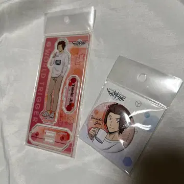 단종 2021년제 월드 트리거 아크릴 스탠드 캔뱃지 진 유이치