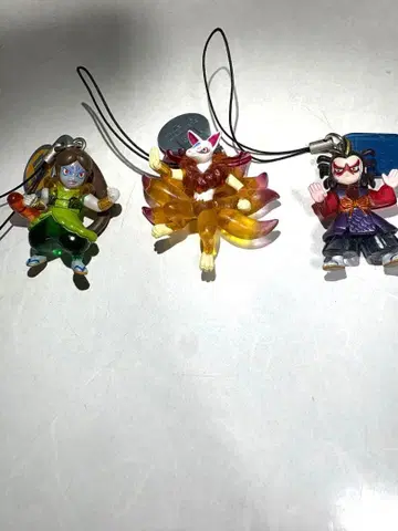 요괴워치 오오가마 큐비 츠치구모 스트랩 3개