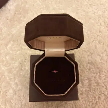 agete K10 루비 핑키링 2호