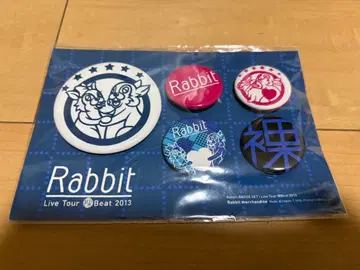 RABBIT 밴드 오츠카 아이 테이크아웃 백 핀 배지