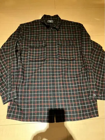 초기 DUB FACTORY 긴팔 플란넬 셔츠 90s AKIRA