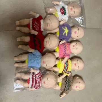 아기 인형 9개 니트 스웨터 포함