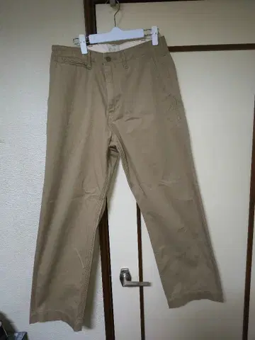 EDWIN 와이드 스트레이트 치노 팬츠