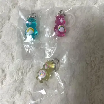 케어베어 메지루시 액세서리 클리어 마스코트 참 가챠