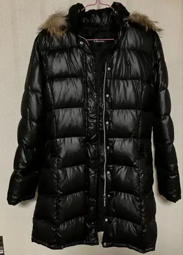 & by P&D 블랙 다운 자켓 사이즈 40