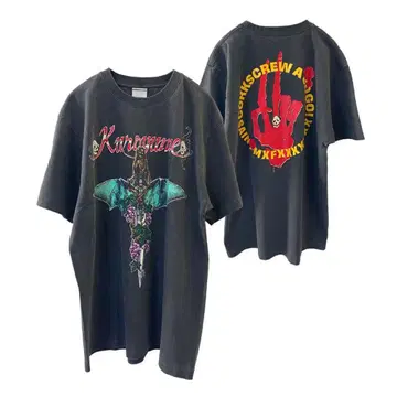 쿠로유메 세인트 마이클 티셔츠 키요하루 XL 빅 실루엣