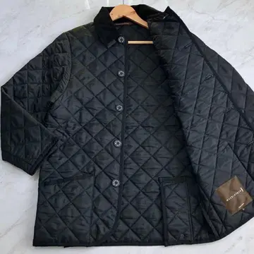 [ 새상품급 ] 매킨토시 퀼팅 자켓 코듀로이 블랙 36