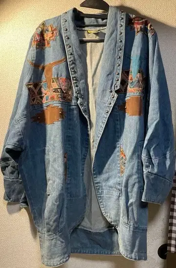 빈티지 웨스턴 데님 자켓