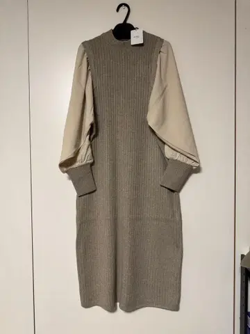 프릴 소매 니트 원피스 야마다야 새상품 정가 19000