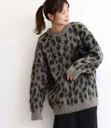 JOURNAL STANDARD relume 레오파드 니트