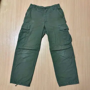 60년대 미군 실물 정글 퍼티그 립스탑 레귤러 스몰