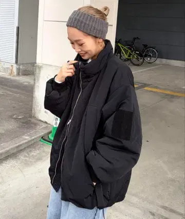 팔크로 한정판. 충전솜 스탠드 카라 자켓