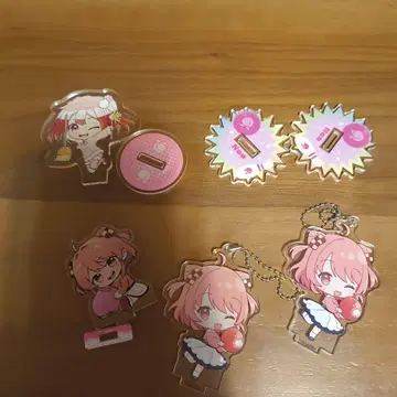 컬러풀 피치 노아님 미니 아크릴 스탠드