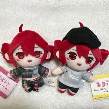 카사네테토 봉제 인형 마스코트 2종 묶음 판매