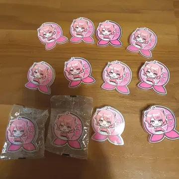 컬러풀 피치 노아님 복숭아 모양 클립