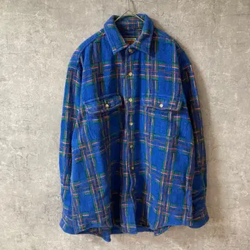 Wrangler 체크 무늬 플란넬 셔츠 M 사이즈 빈티지 플란넬