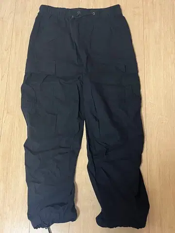 ZARA 블랙 카고 팬츠 S