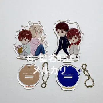 SUPER LOVERS 팔견전 아크릴 키링 에메랄드 아베 미유키