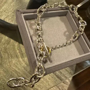 in mood OVAL necklace 실버 체인 목걸이
