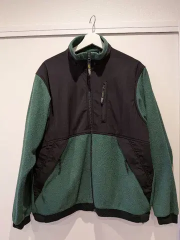 REI 플리스 자켓 그린/블랙