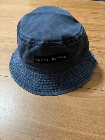 HAPPY BATTLE 버킷햇 다크 블루