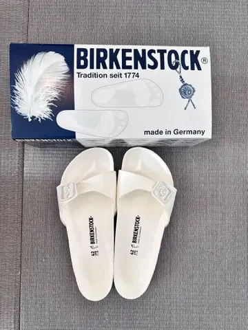 BIRKENSTOCK EVA 샌들 화이트 42