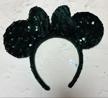 [ 도쿄 디즈니랜드 ] 미니 스팽글 머리띠 그린