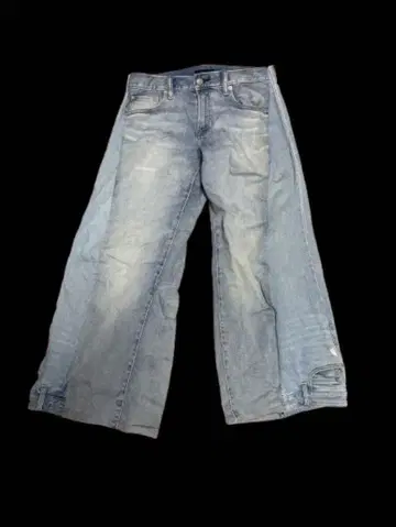 플레어 데님 재구축 리메이크 부츠컷 y2k 그런지 구제 의류