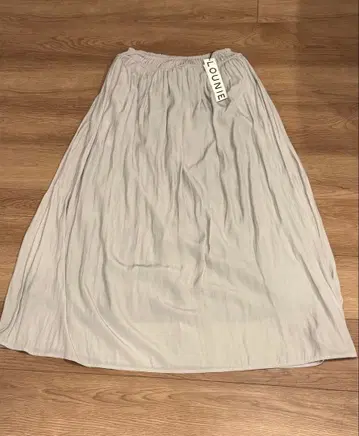 [상품 택 포함] LOUNIE 개더 롱 스커트