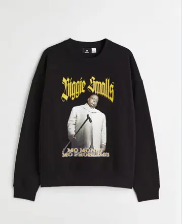 노토리어스 B.I.G. H&M 맨투맨 트레이닝복