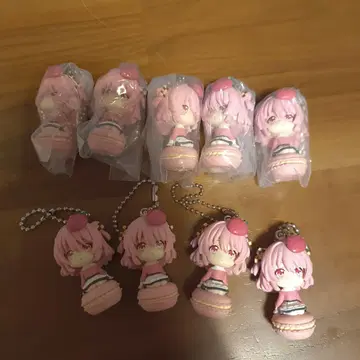 컬러풀 피치 노아님 마카롱 키링