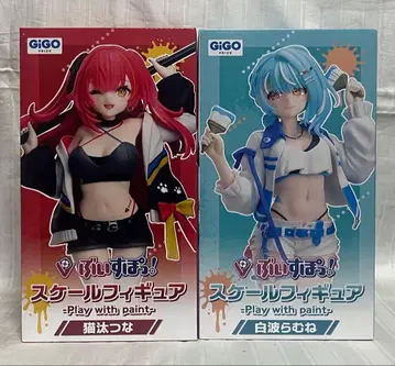 [ 2세트 ] 브이스포! 스케일 피규어 네코타 나츠 & 시라나미 라무네