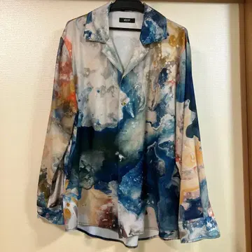 글램 수채화풍 긴팔 셔츠 M