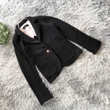 @cc.ess [ M ] 인기 블랙 숏 기장 테일러드 자켓