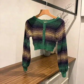 그라데이션 파워숄더 가디건 [ 2WAY ]