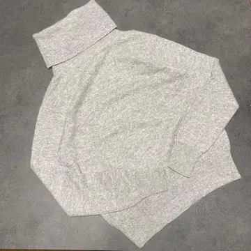 유니클로 uniqlo 캐시미어 하이넥 니트 라이트 그레이