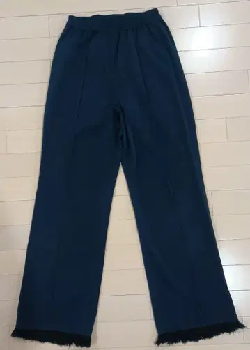 you ozeki 와이드 팬츠 네이비 프리