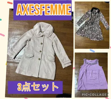 AXESFEMME 3종 세트 코트, 드레스, 상의