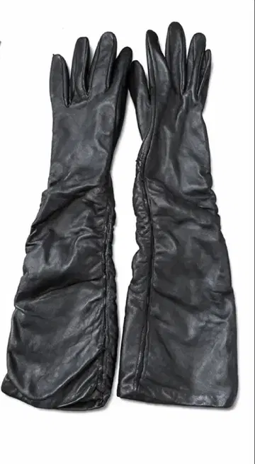 가죽 롱그로브 블랙