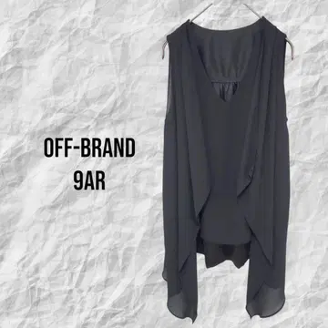 슬리브리스 상의 9AR 블랙 경량 포멀