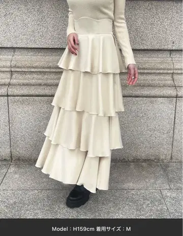 완판템 Junoah 코르셋 디자인 프릴 스커트